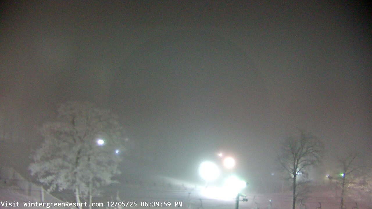 Thumbnail for current weather camera view from Wintergreen Mtn. at 3600 ft. elev. in Roseland, Virginia