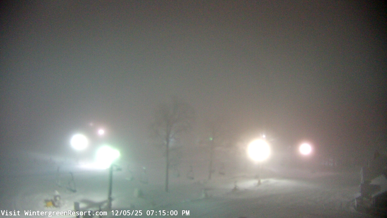 Thumbnail for current weather camera view from Wintergreen Mtn. at 3600 ft. elev. in Roseland, Virginia