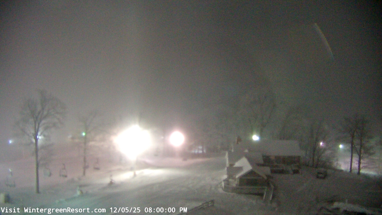 Thumbnail for current weather camera view from Wintergreen Mtn. at 3600 ft. elev. in Roseland, Virginia