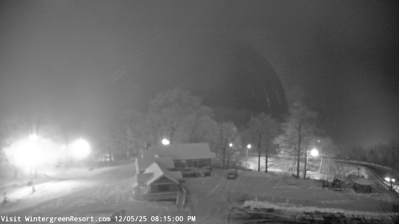 Thumbnail for current weather camera view from Wintergreen Mtn. at 3600 ft. elev. in Roseland, Virginia