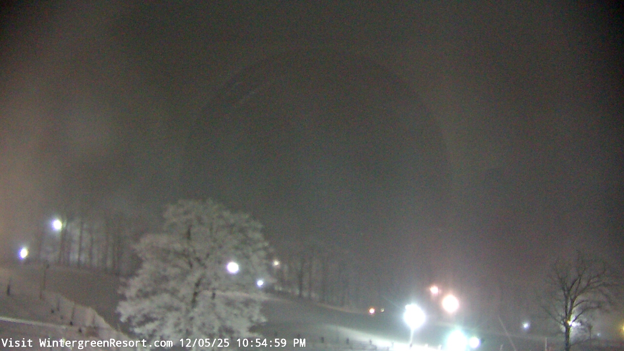 Thumbnail for current weather camera view from Wintergreen Mtn. at 3600 ft. elev. in Roseland, Virginia