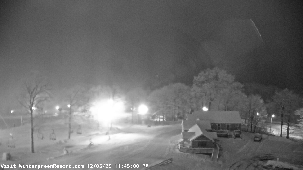 Thumbnail for current weather camera view from Wintergreen Mtn. at 3600 ft. elev. in Roseland, Virginia