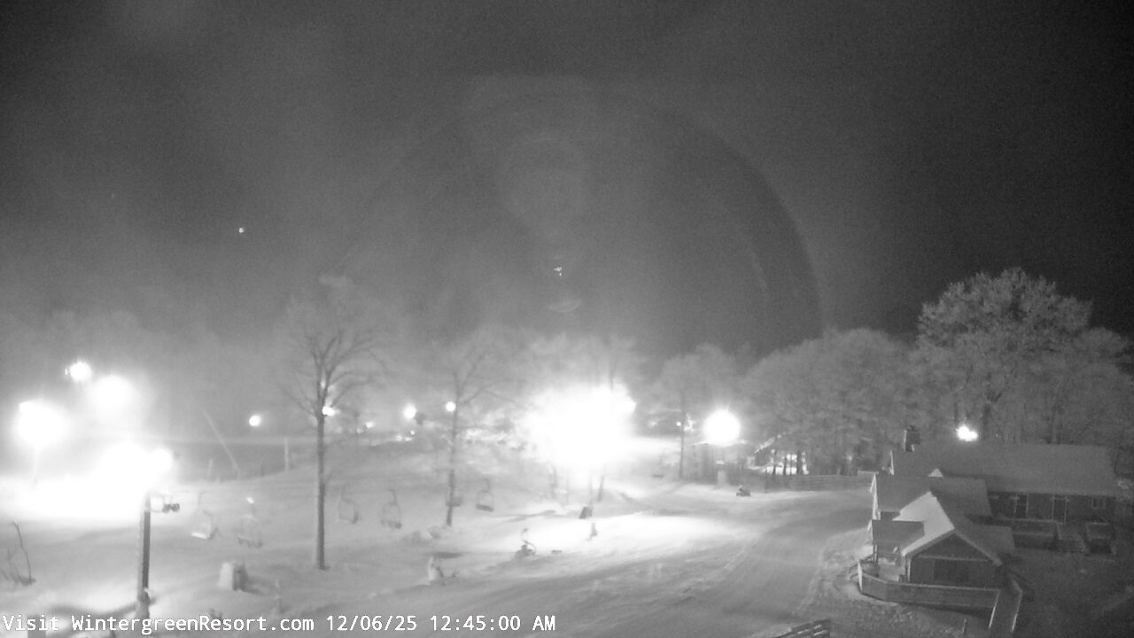 Thumbnail for current weather camera view from Wintergreen Mtn. at 3600 ft. elev. in Roseland, Virginia