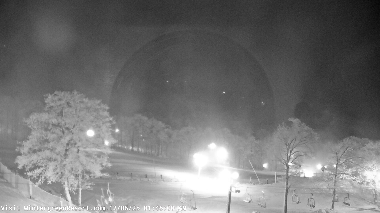 Thumbnail for current weather camera view from Wintergreen Mtn. at 3600 ft. elev. in Roseland, Virginia