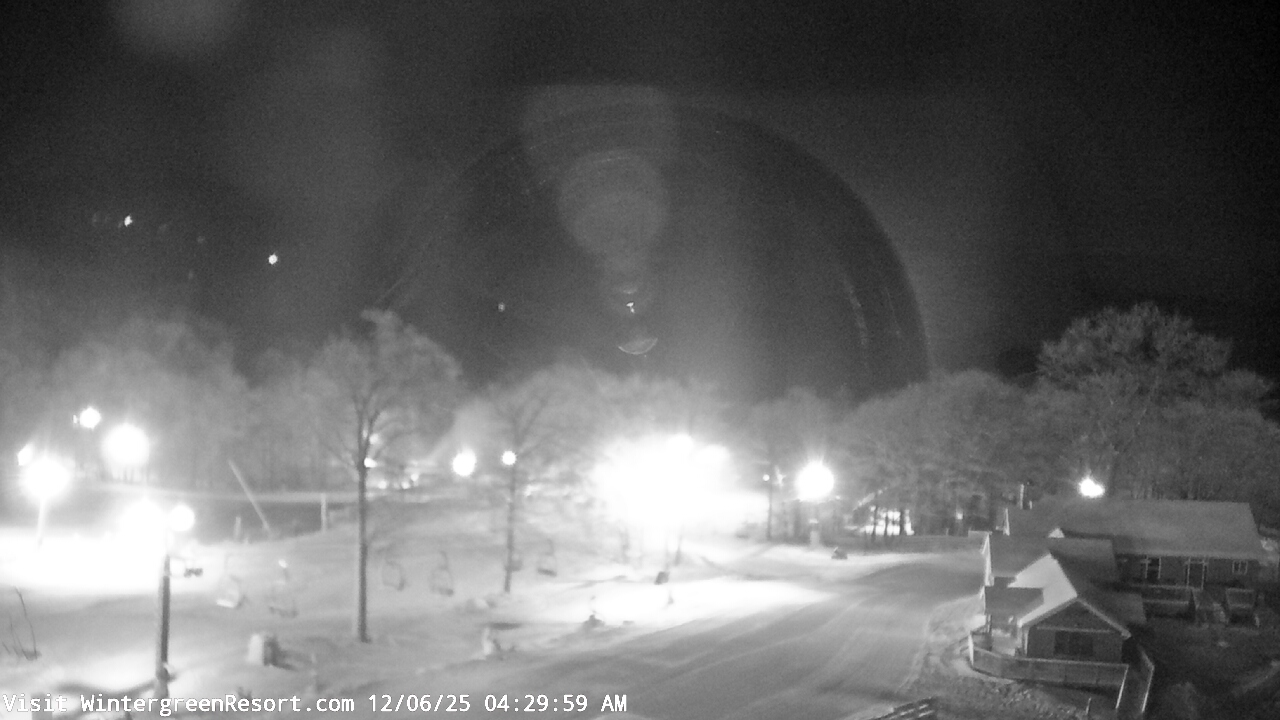 Thumbnail for current weather camera view from Wintergreen Mtn. at 3600 ft. elev. in Roseland, Virginia