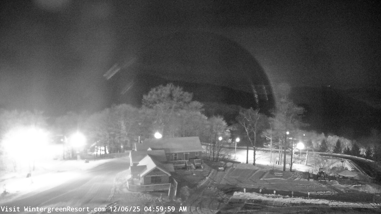 Thumbnail for current weather camera view from Wintergreen Mtn. at 3600 ft. elev. in Roseland, Virginia