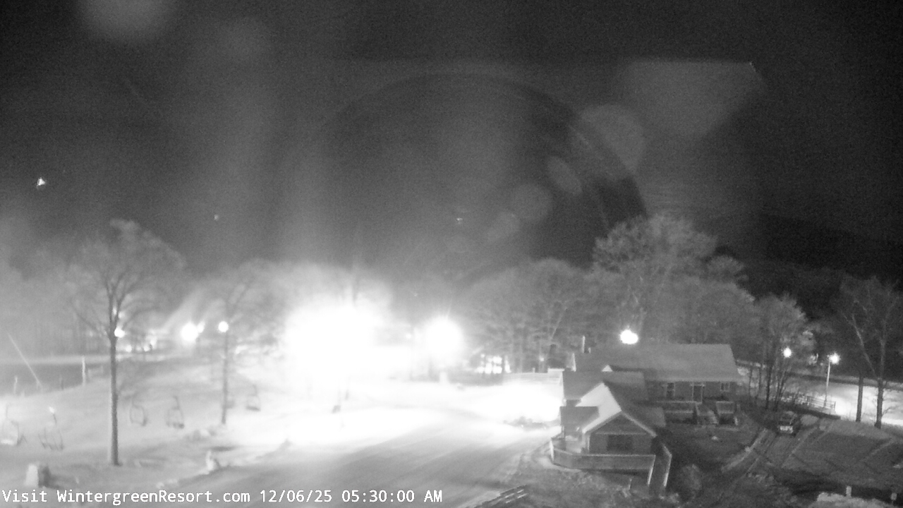 Thumbnail for current weather camera view from Wintergreen Mtn. at 3600 ft. elev. in Roseland, Virginia