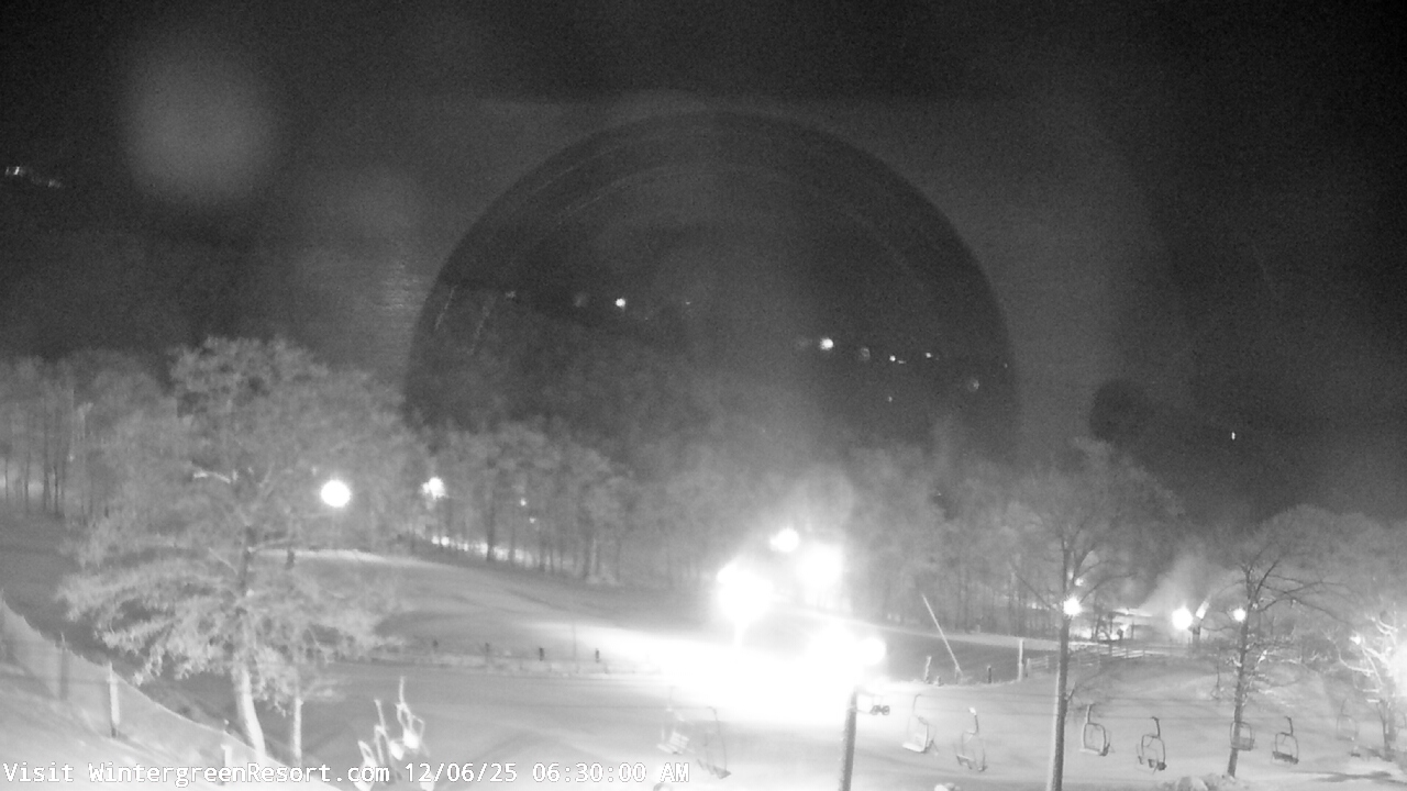 Thumbnail for current weather camera view from Wintergreen Mtn. at 3600 ft. elev. in Roseland, Virginia