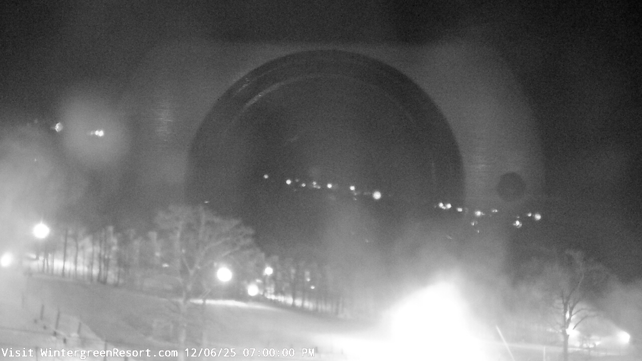 Thumbnail for current weather camera view from Wintergreen Mtn. at 3600 ft. elev. in Roseland, Virginia