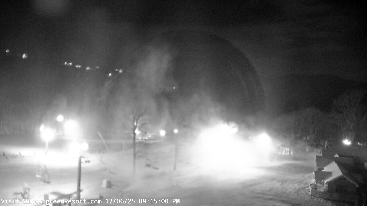 Thumbnail for current weather camera view from Wintergreen Mtn. at 3600 ft. elev. in Roseland, Virginia