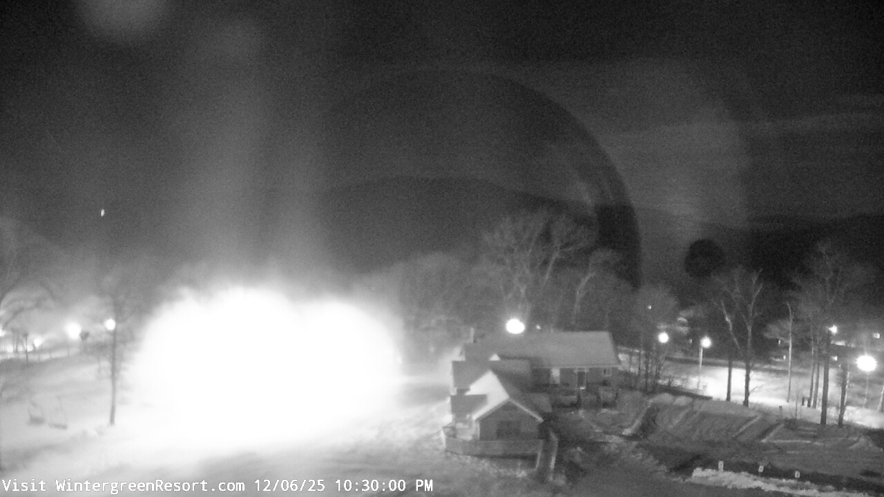 Thumbnail for current weather camera view from Wintergreen Mtn. at 3600 ft. elev. in Roseland, Virginia