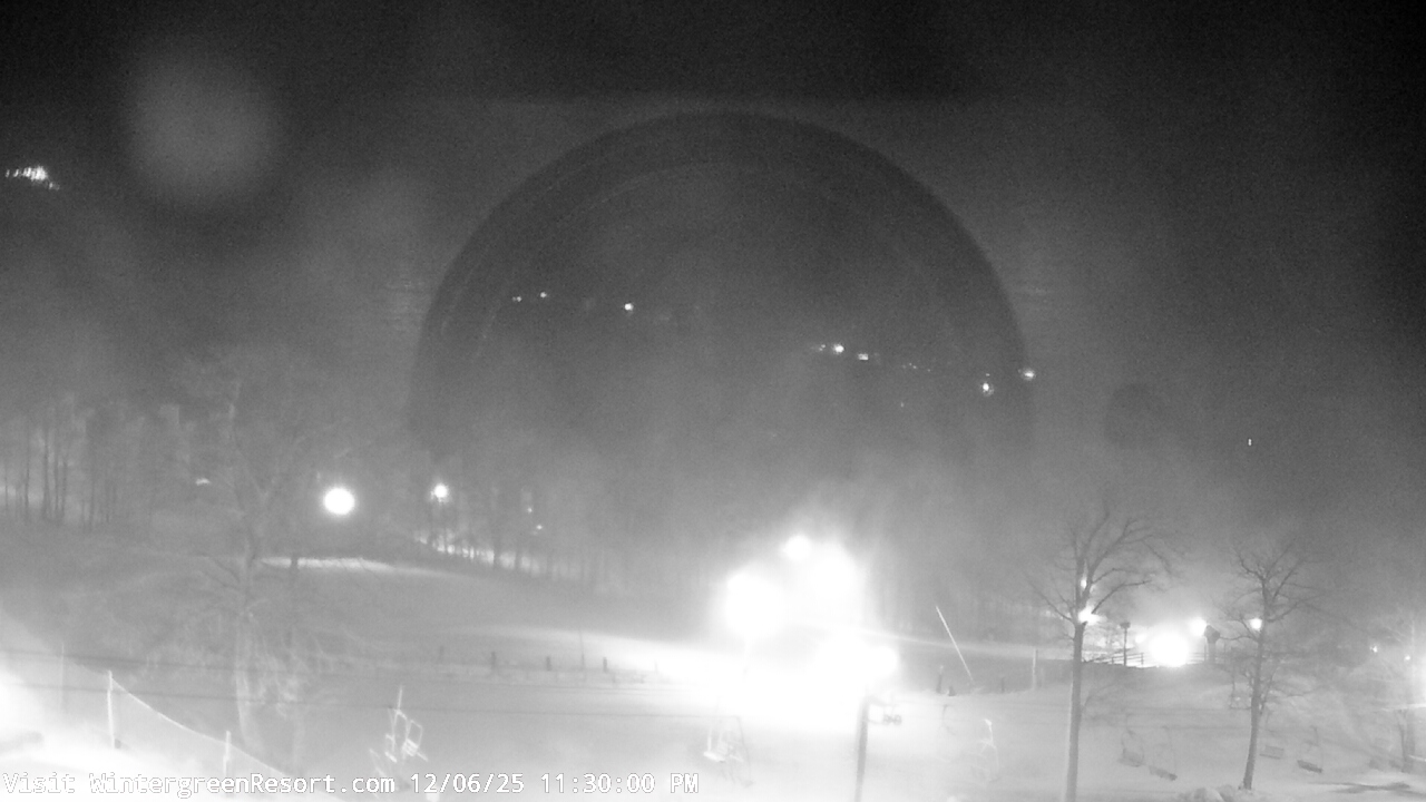 Thumbnail for current weather camera view from Wintergreen Mtn. at 3600 ft. elev. in Roseland, Virginia