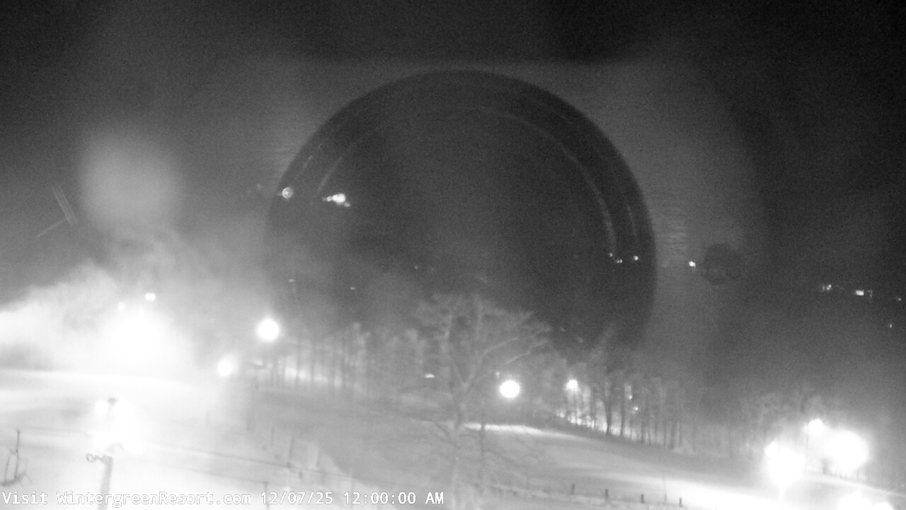 Thumbnail for current weather camera view from Wintergreen Mtn. at 3600 ft. elev. in Roseland, Virginia