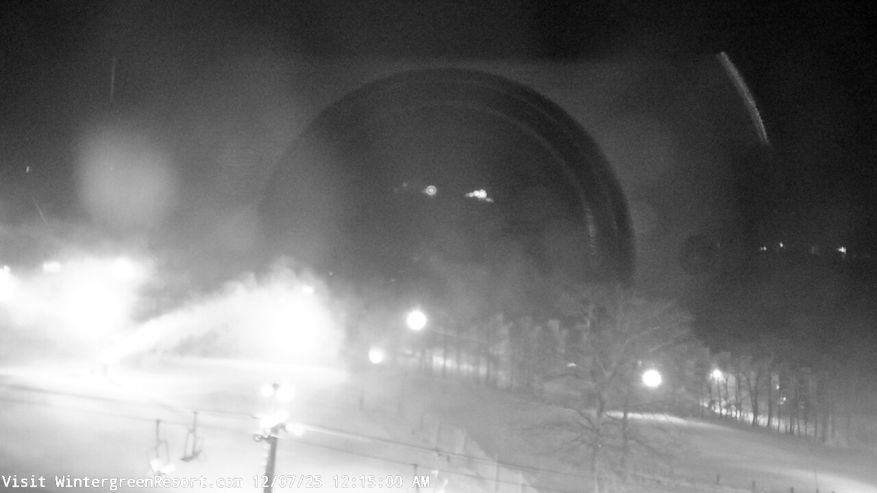 Thumbnail for current weather camera view from Wintergreen Mtn. at 3600 ft. elev. in Roseland, Virginia