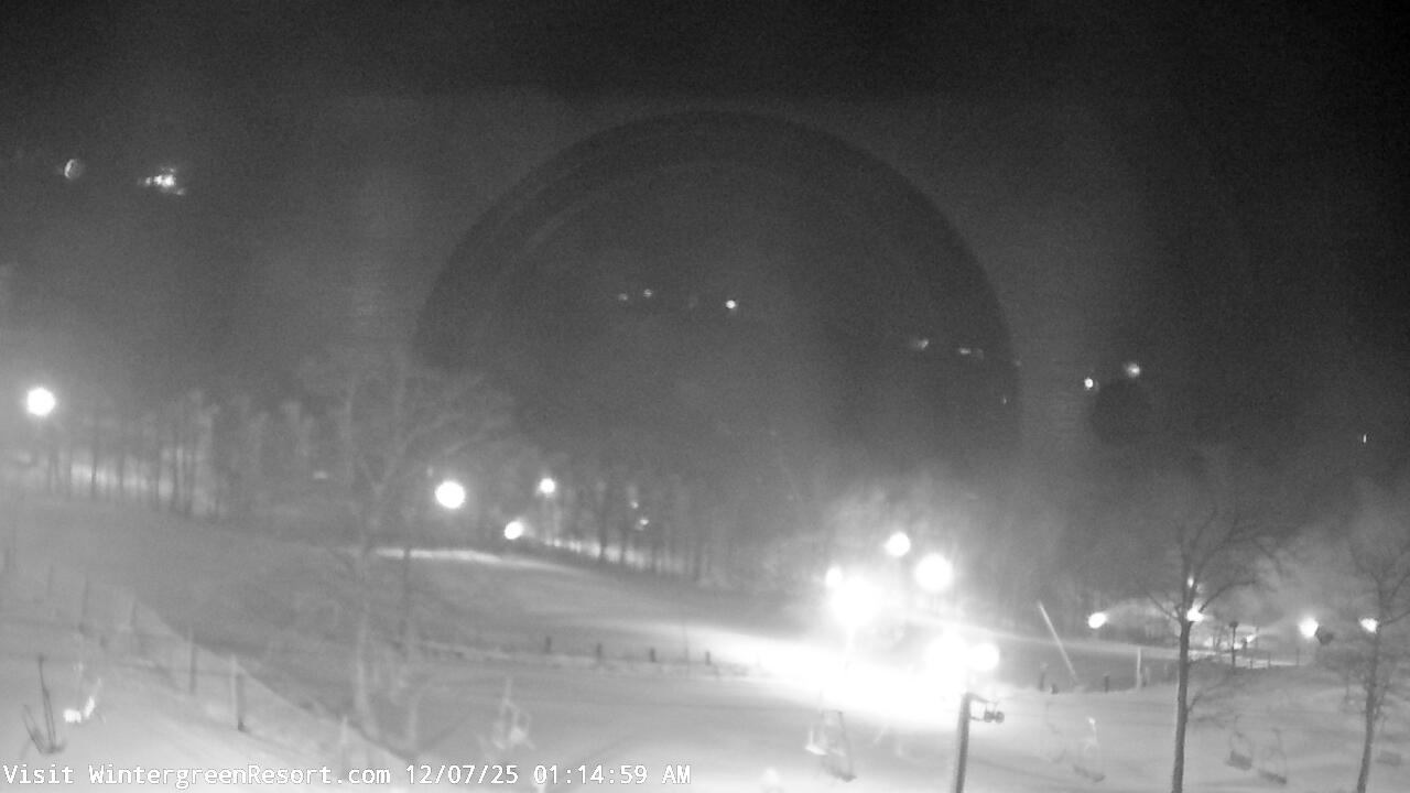 Thumbnail for current weather camera view from Wintergreen Mtn. at 3600 ft. elev. in Roseland, Virginia