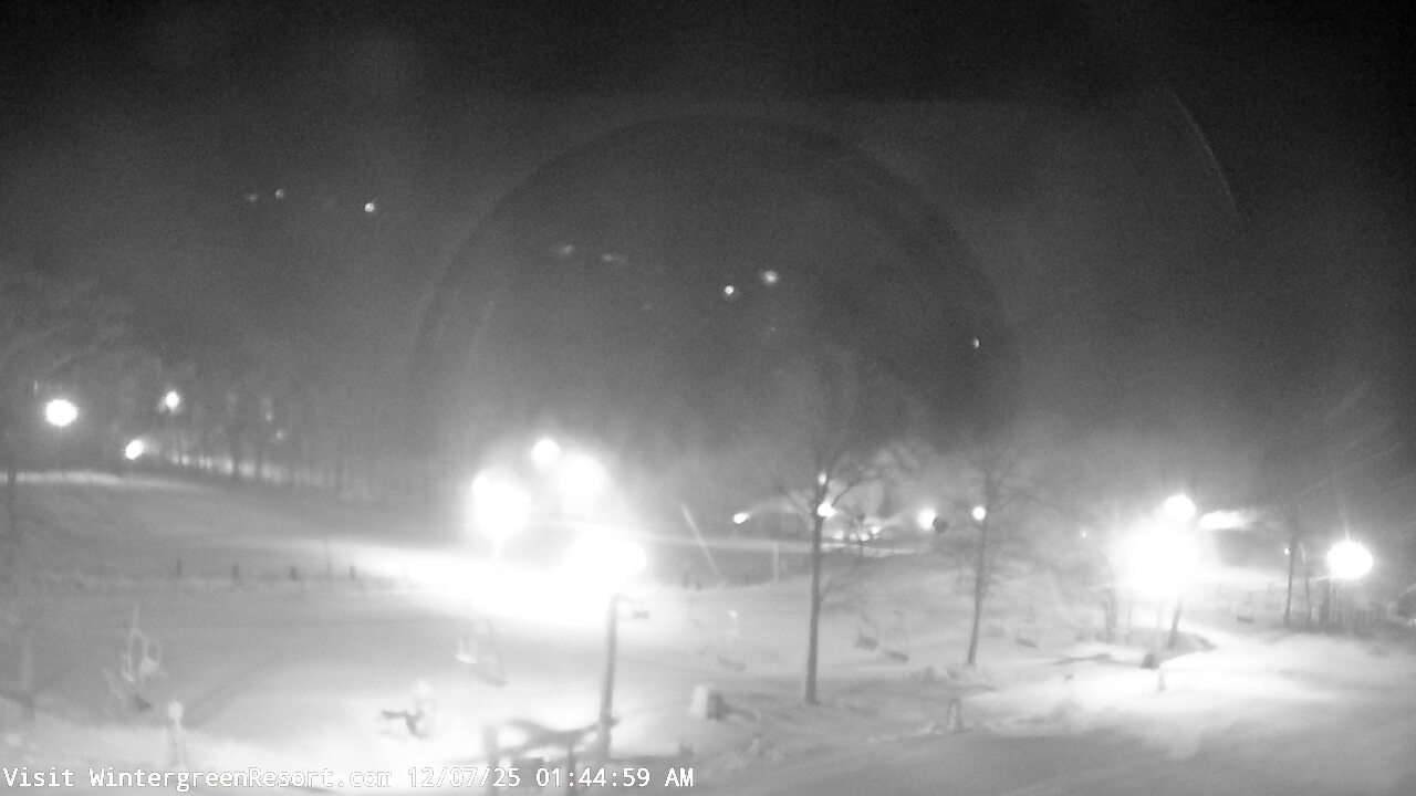 Thumbnail for current weather camera view from Wintergreen Mtn. at 3600 ft. elev. in Roseland, Virginia