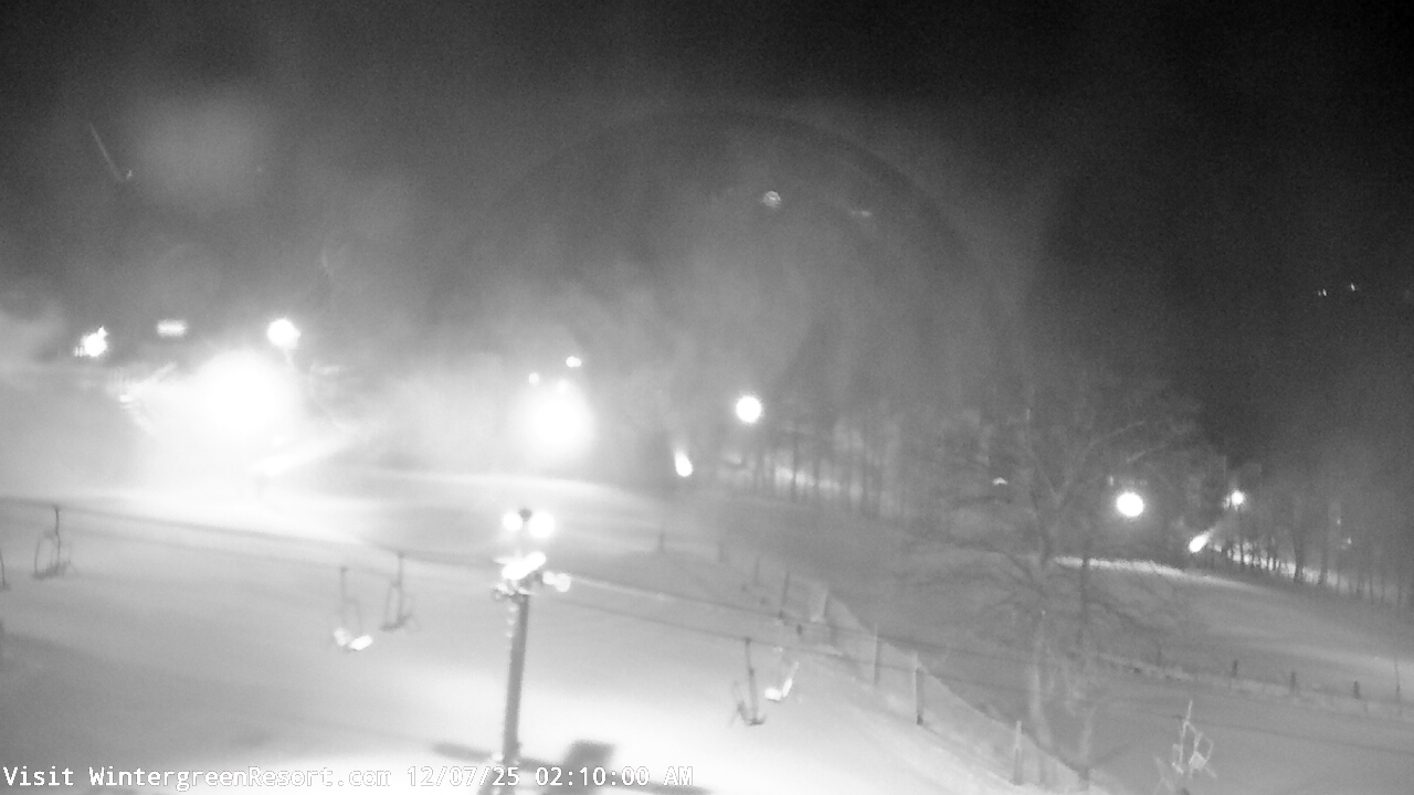 Thumbnail for current weather camera view from Wintergreen Mtn. at 3600 ft. elev. in Roseland, Virginia