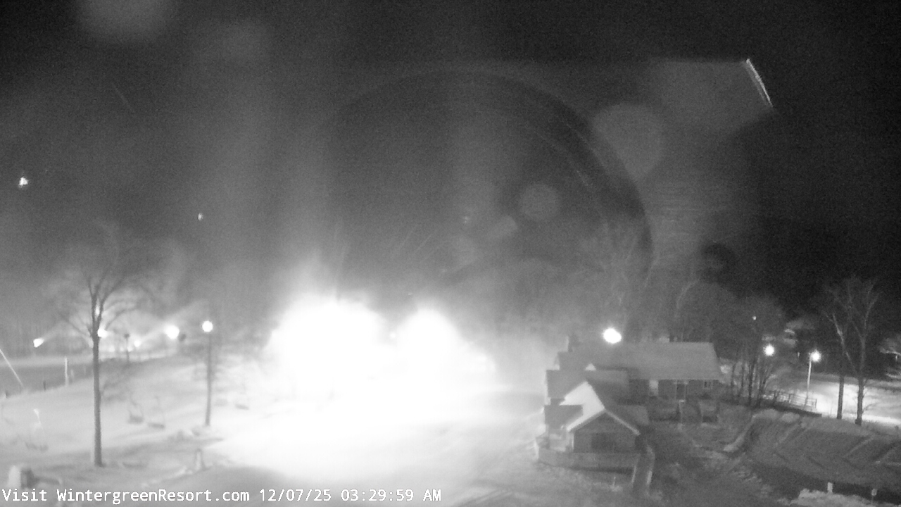 Thumbnail for current weather camera view from Wintergreen Mtn. at 3600 ft. elev. in Roseland, Virginia