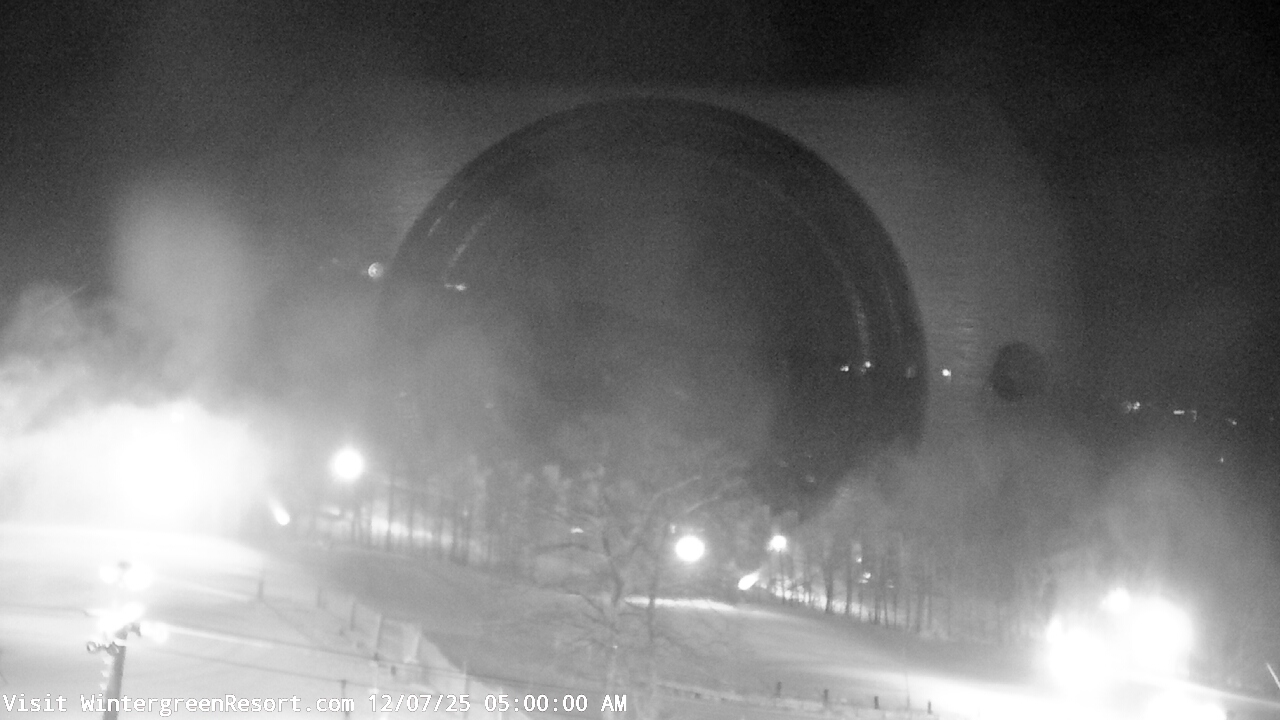 Thumbnail for current weather camera view from Wintergreen Mtn. at 3600 ft. elev. in Roseland, Virginia