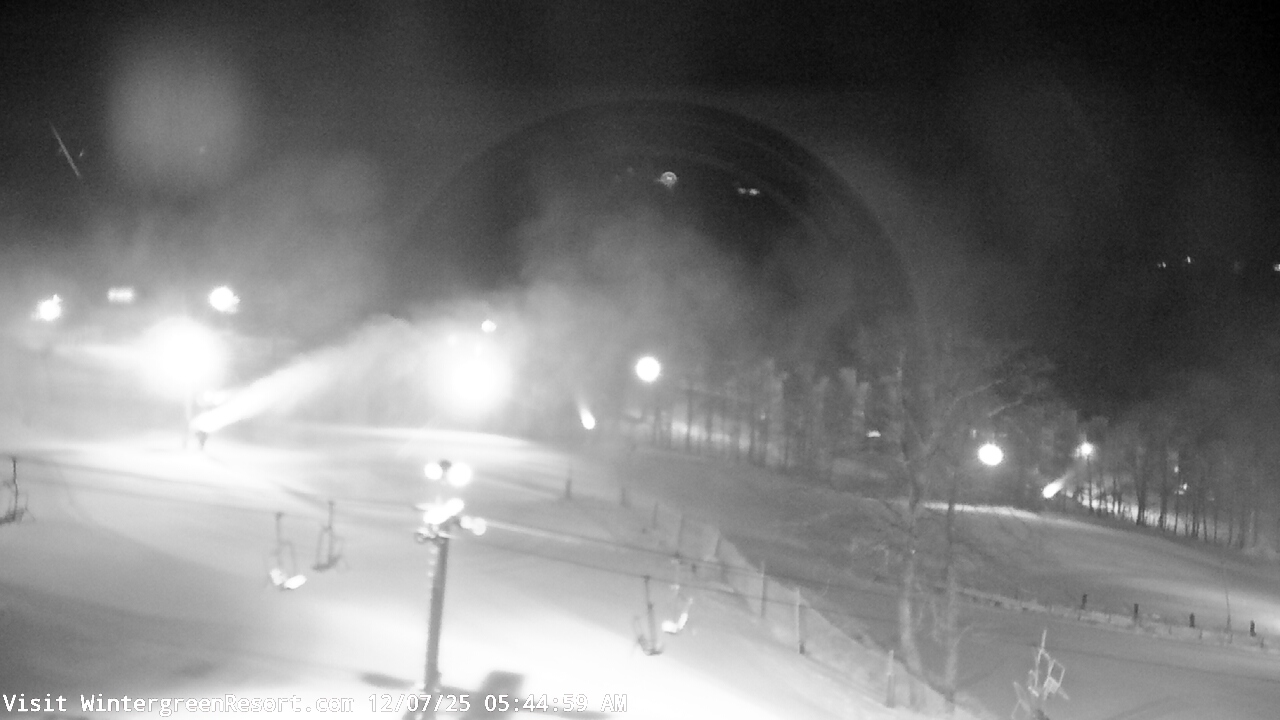 Thumbnail for current weather camera view from Wintergreen Mtn. at 3600 ft. elev. in Roseland, Virginia