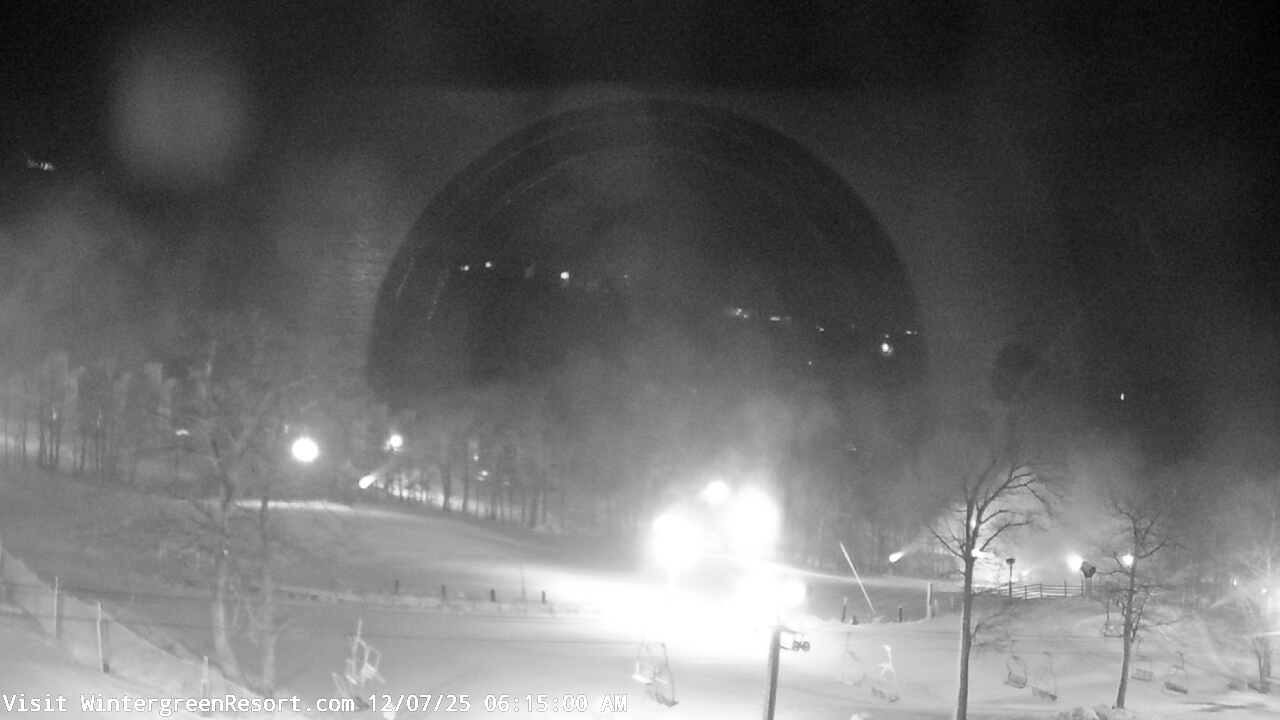 Thumbnail for current weather camera view from Wintergreen Mtn. at 3600 ft. elev. in Roseland, Virginia