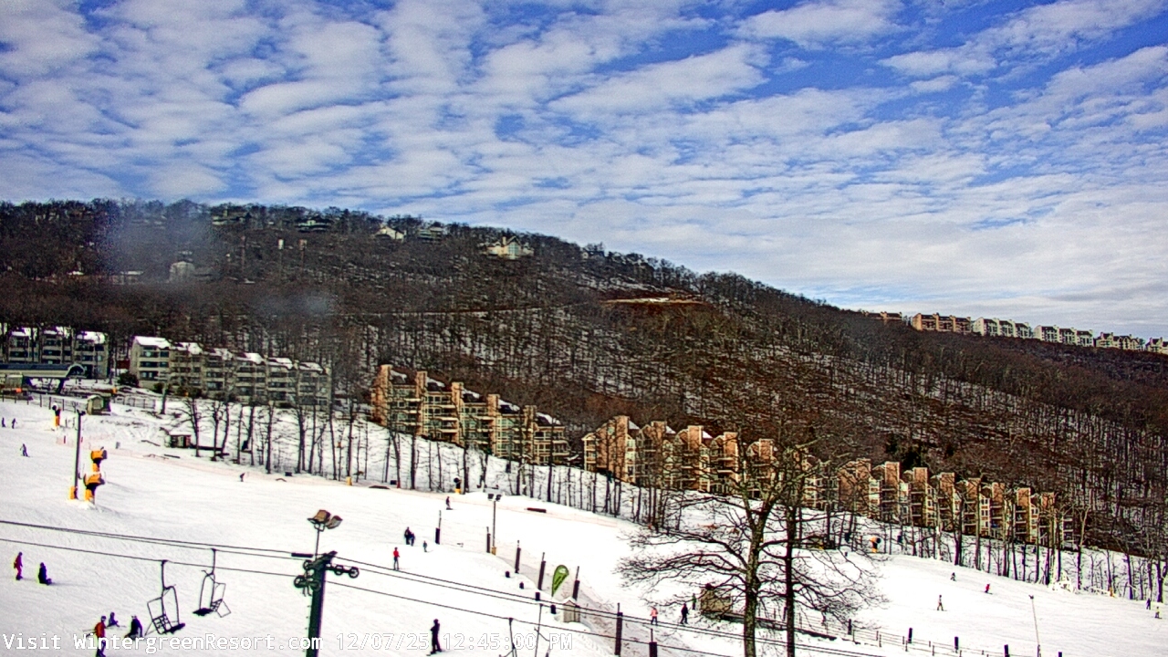 Thumbnail for current weather camera view from Wintergreen Mtn. at 3600 ft. elev. in Roseland, Virginia