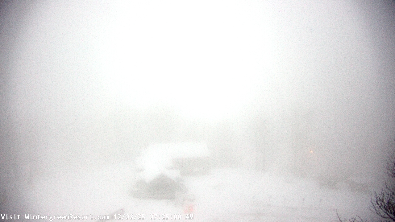 Thumbnail for current weather camera view from Wintergreen Mtn. at 3600 ft. elev. in Roseland, Virginia