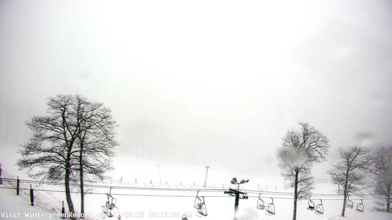 Thumbnail for current weather camera view from Wintergreen Mtn. at 3600 ft. elev. in Roseland, Virginia