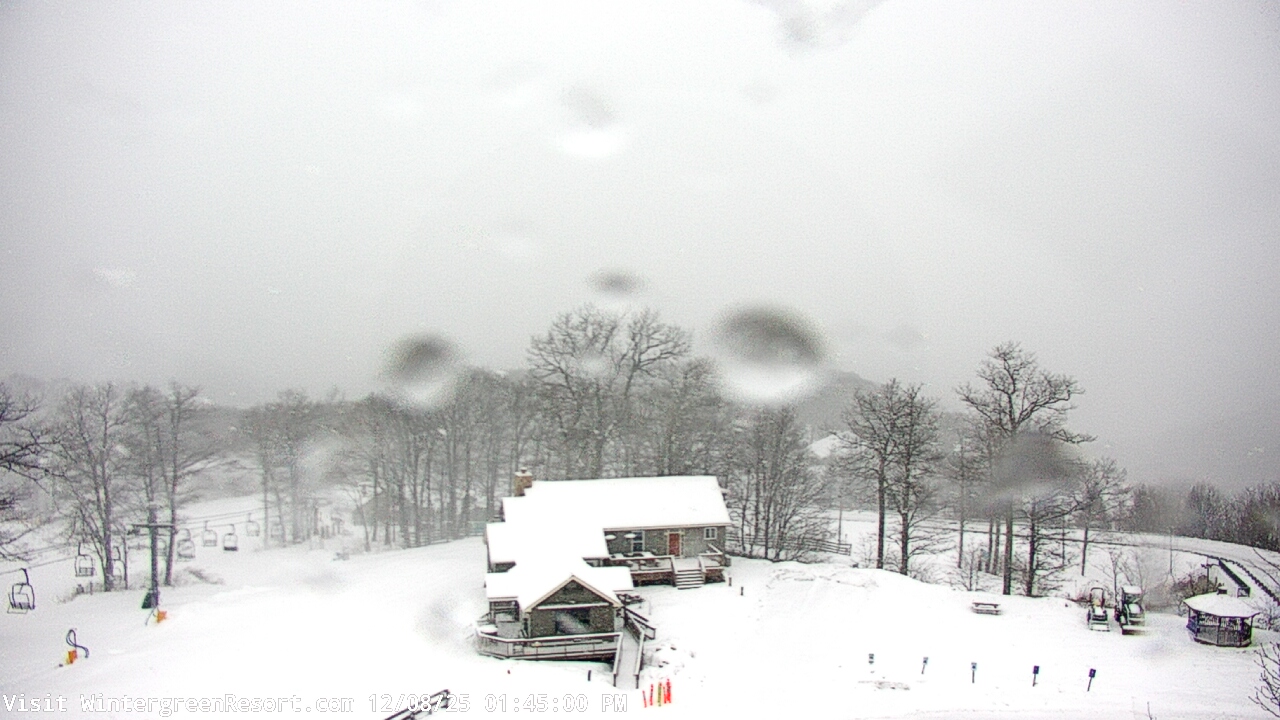 Thumbnail for current weather camera view from Wintergreen Mtn. at 3600 ft. elev. in Roseland, Virginia