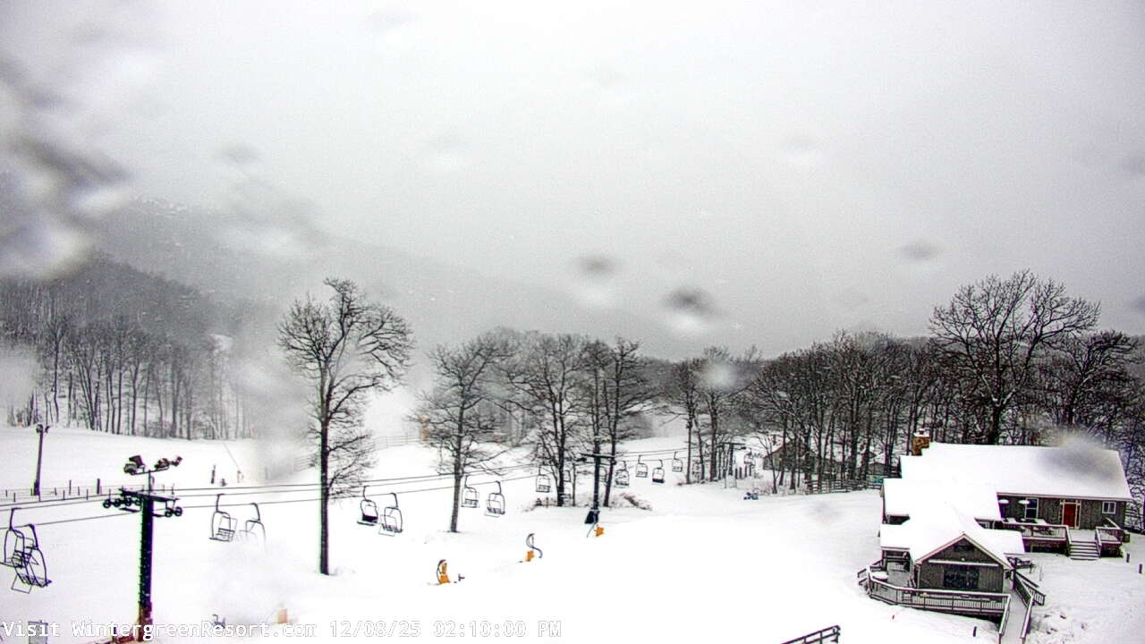 Thumbnail for current weather camera view from Wintergreen Mtn. at 3600 ft. elev. in Roseland, Virginia