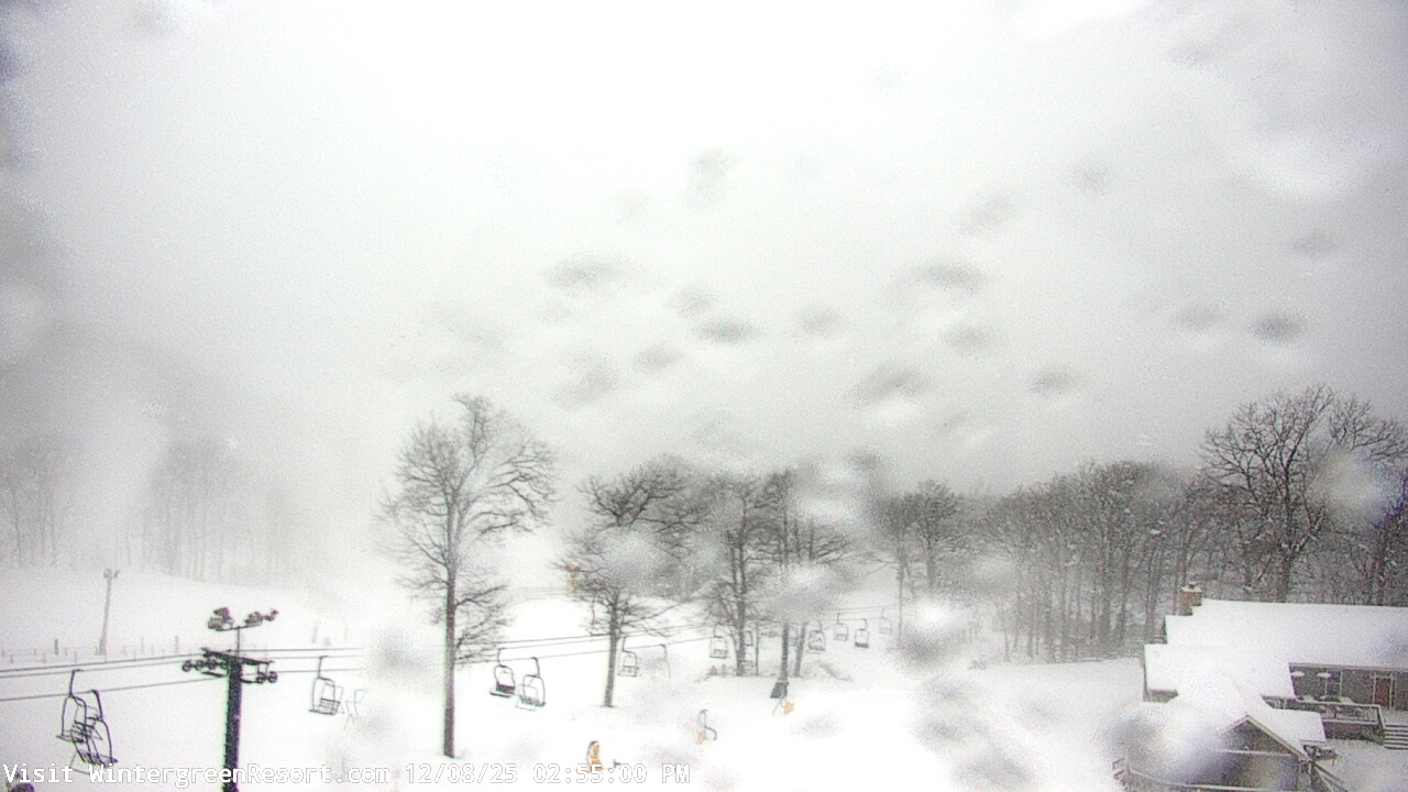 Thumbnail for current weather camera view from Wintergreen Mtn. at 3600 ft. elev. in Roseland, Virginia
