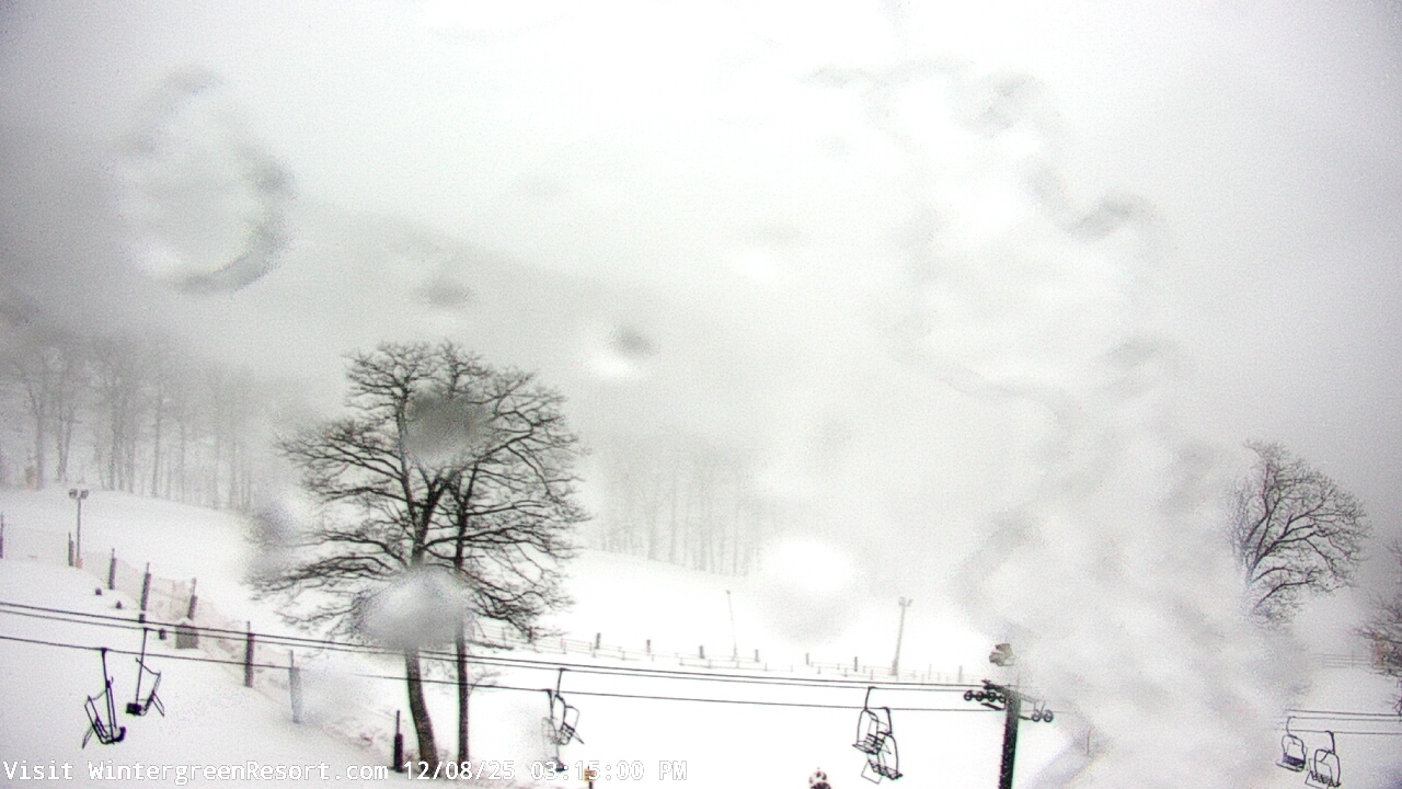 Thumbnail for current weather camera view from Wintergreen Mtn. at 3600 ft. elev. in Roseland, Virginia