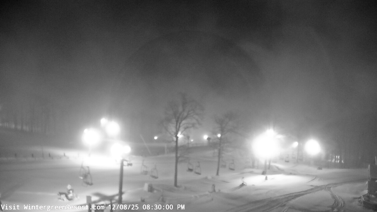 Thumbnail for current weather camera view from Wintergreen Mtn. at 3600 ft. elev. in Roseland, Virginia