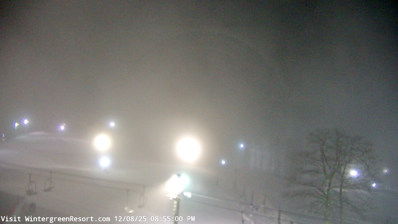Thumbnail for current weather camera view from Wintergreen Mtn. at 3600 ft. elev. in Roseland, Virginia