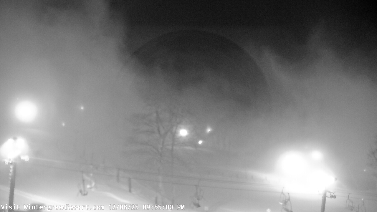 Thumbnail for current weather camera view from Wintergreen Mtn. at 3600 ft. elev. in Roseland, Virginia