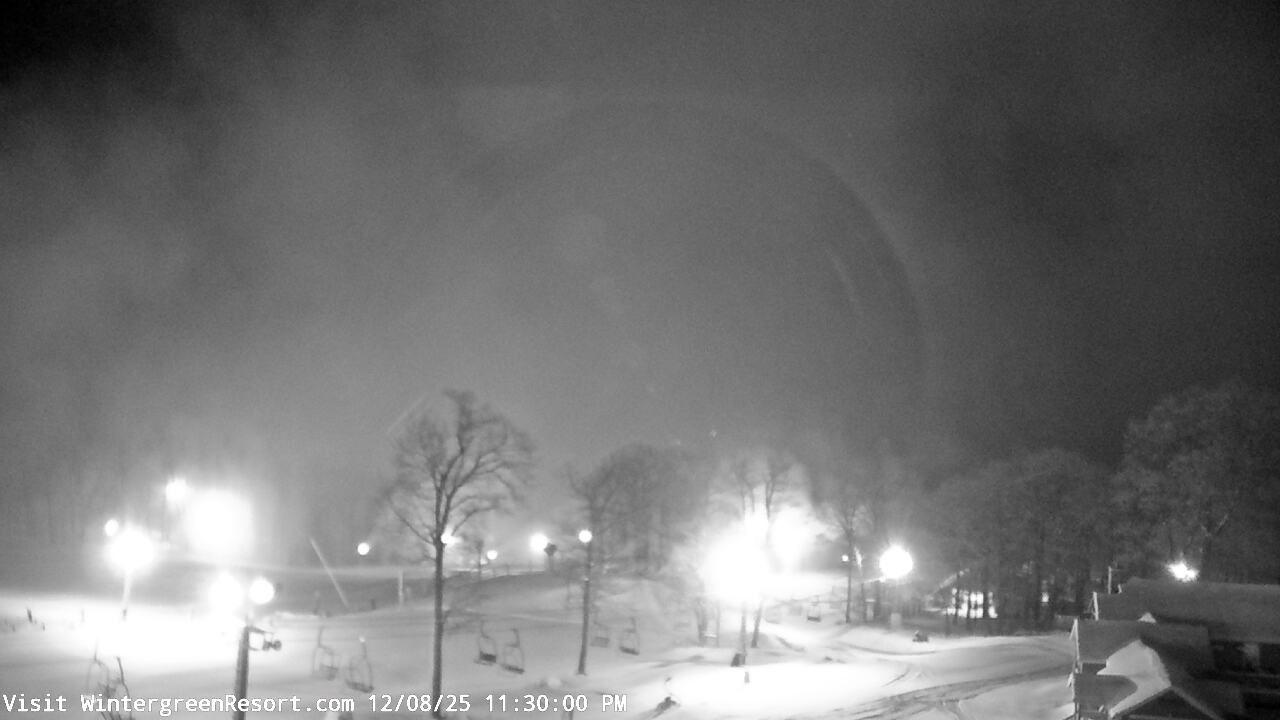 Thumbnail for current weather camera view from Wintergreen Mtn. at 3600 ft. elev. in Roseland, Virginia