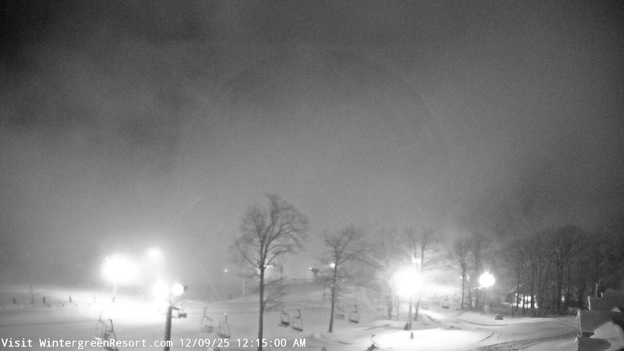 Thumbnail for current weather camera view from Wintergreen Mtn. at 3600 ft. elev. in Roseland, Virginia