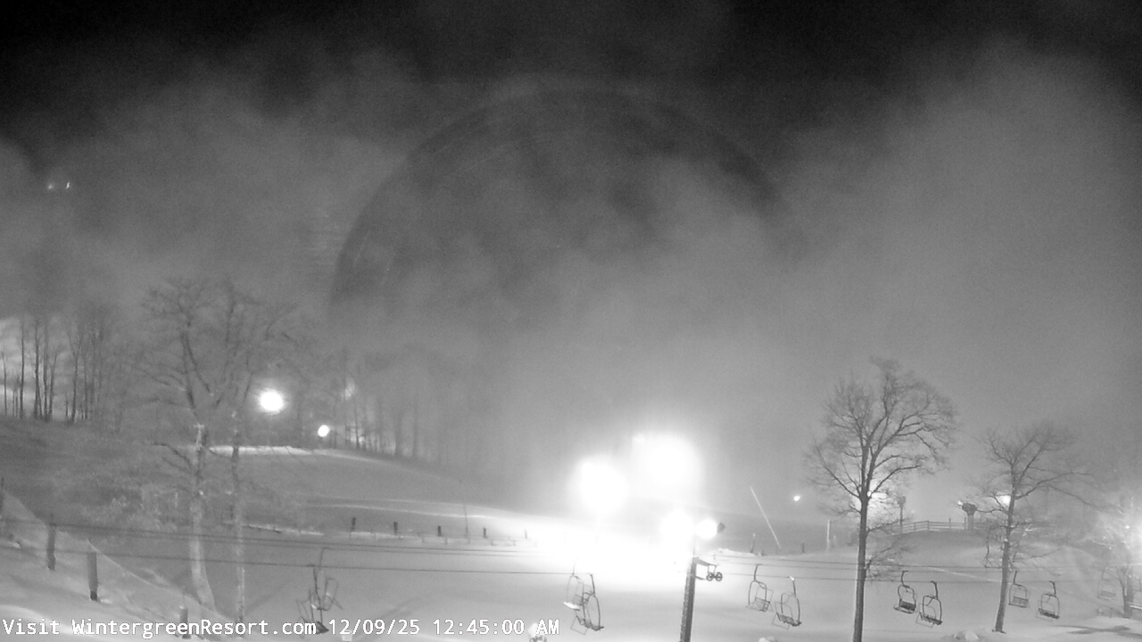 Thumbnail for current weather camera view from Wintergreen Mtn. at 3600 ft. elev. in Roseland, Virginia