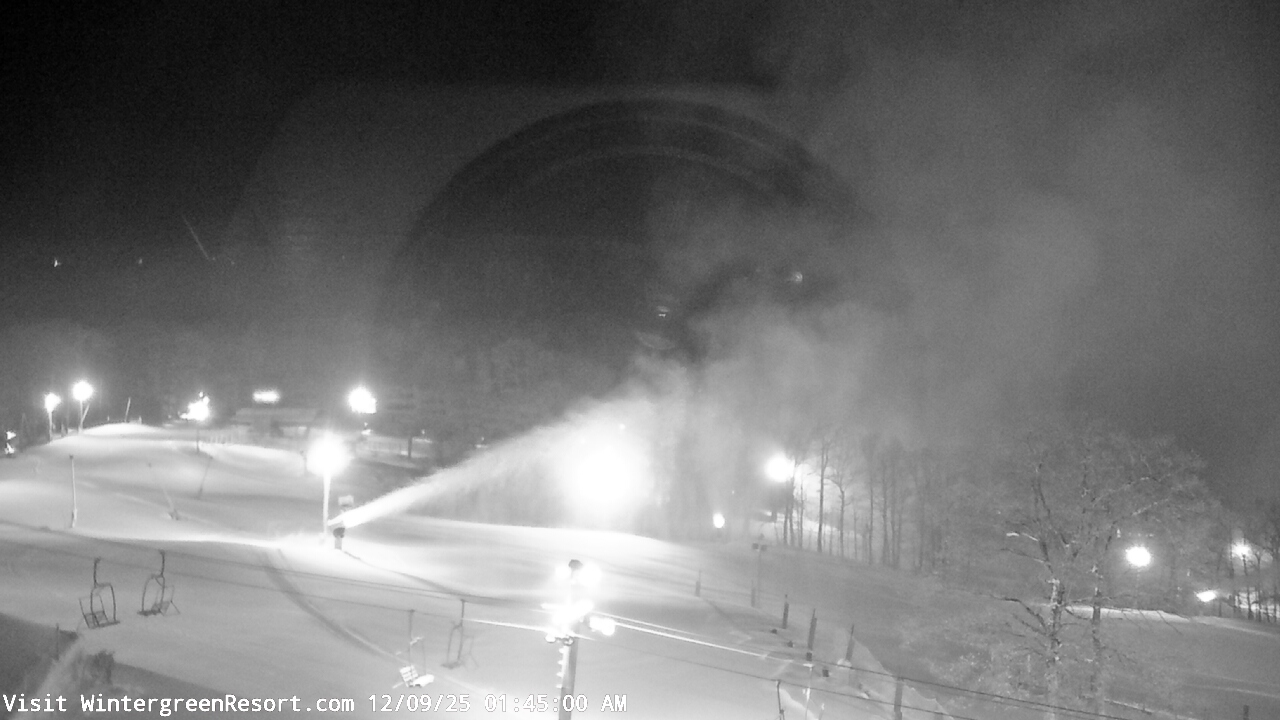 Thumbnail for current weather camera view from Wintergreen Mtn. at 3600 ft. elev. in Roseland, Virginia