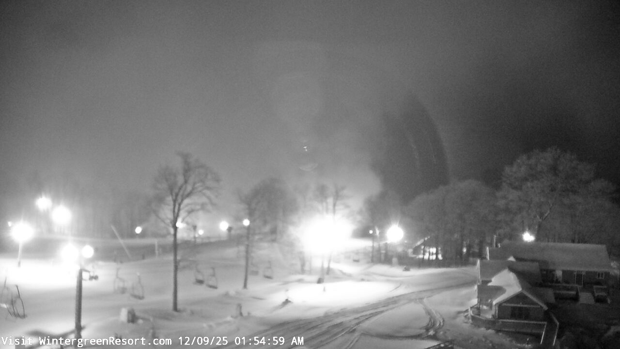 Thumbnail for current weather camera view from Wintergreen Mtn. at 3600 ft. elev. in Roseland, Virginia