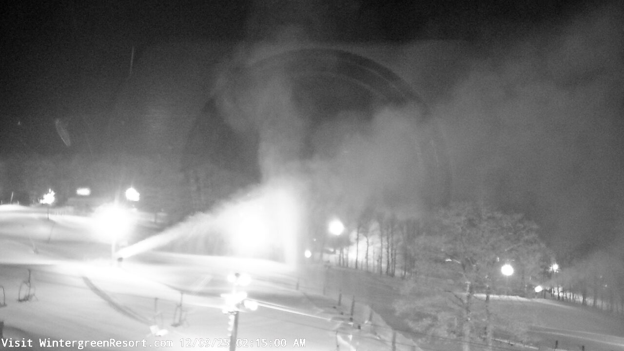 Thumbnail for current weather camera view from Wintergreen Mtn. at 3600 ft. elev. in Roseland, Virginia