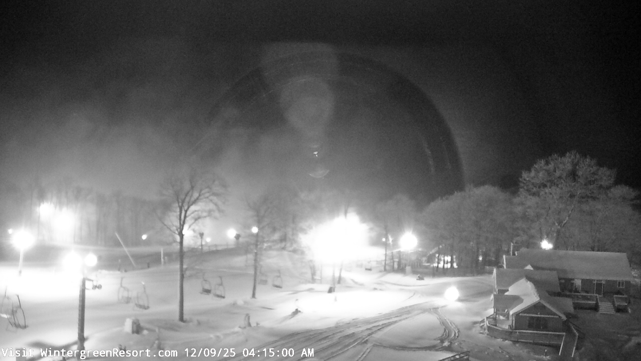 Thumbnail for current weather camera view from Wintergreen Mtn. at 3600 ft. elev. in Roseland, Virginia