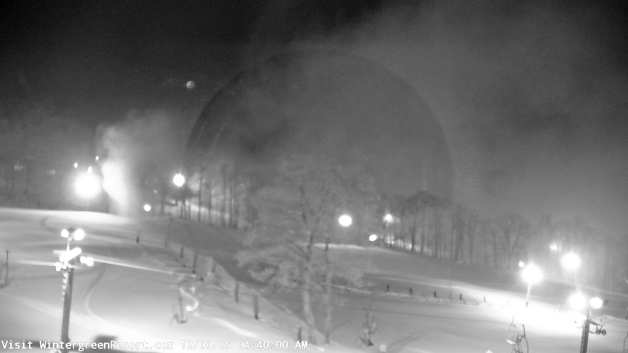 Thumbnail for current weather camera view from Wintergreen Mtn. at 3600 ft. elev. in Roseland, Virginia