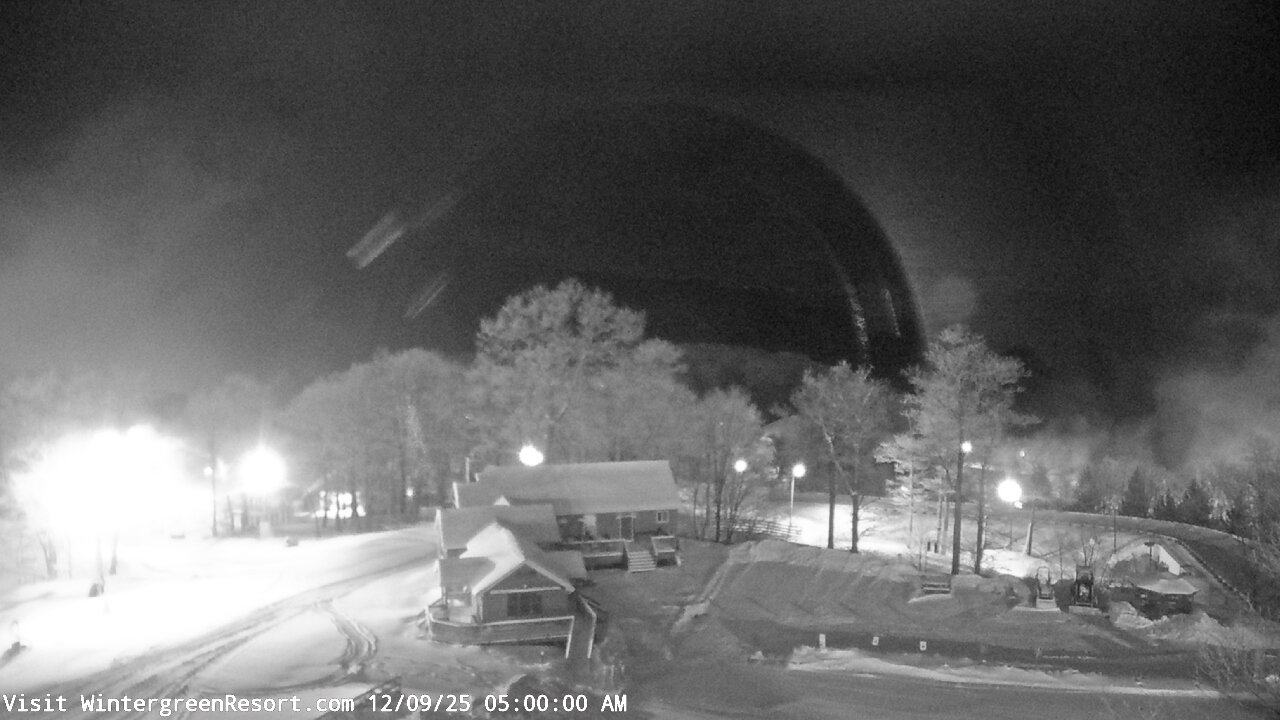 Thumbnail for current weather camera view from Wintergreen Mtn. at 3600 ft. elev. in Roseland, Virginia