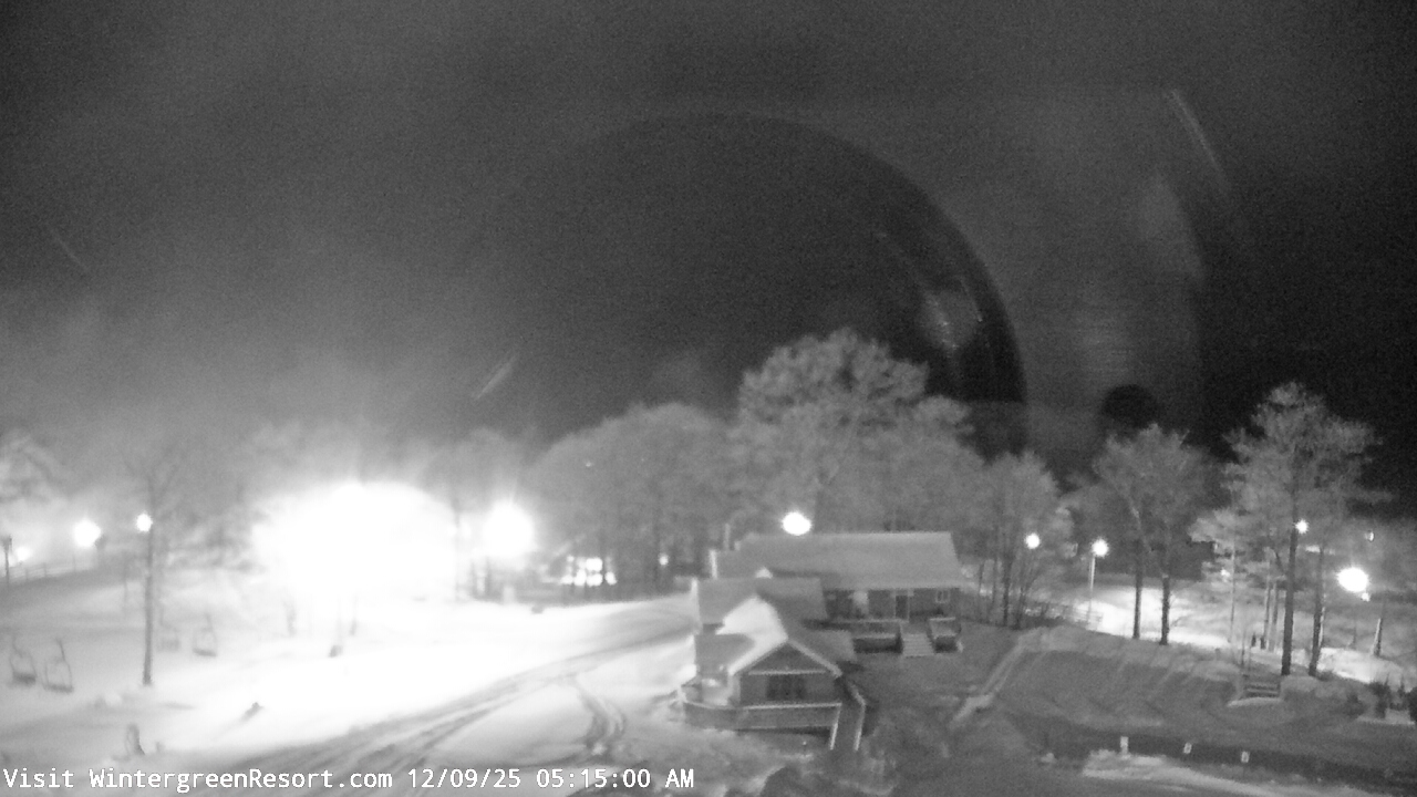 Thumbnail for current weather camera view from Wintergreen Mtn. at 3600 ft. elev. in Roseland, Virginia