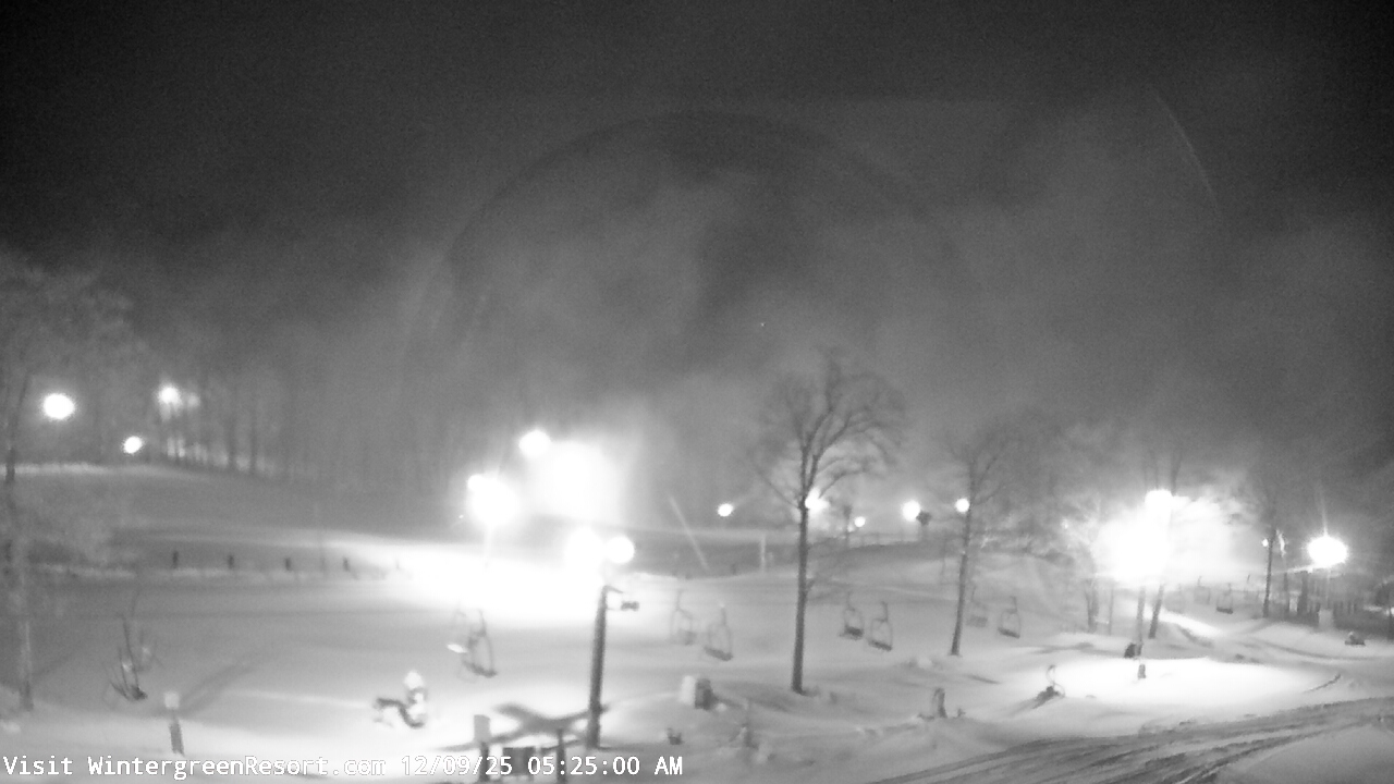 Thumbnail for current weather camera view from Wintergreen Mtn. at 3600 ft. elev. in Roseland, Virginia