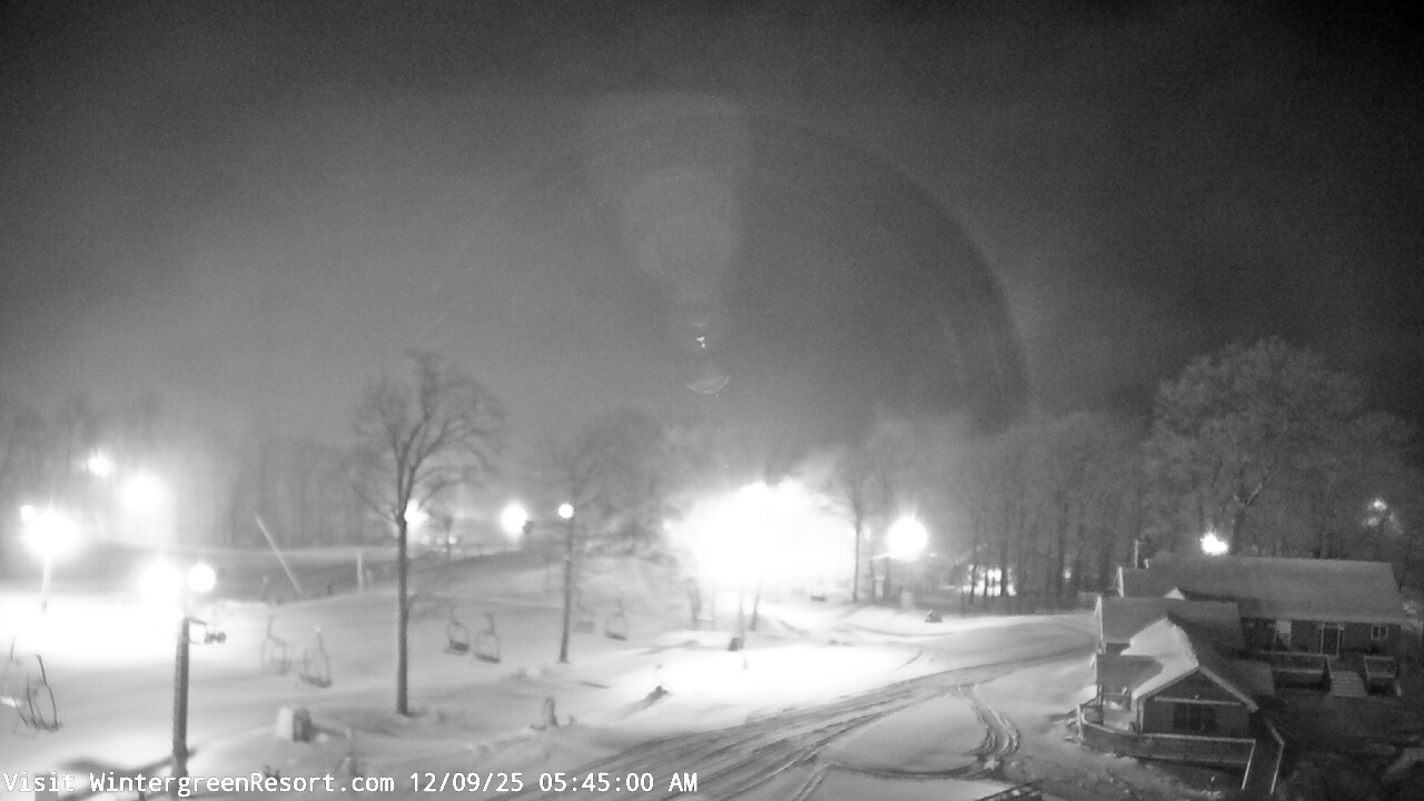 Thumbnail for current weather camera view from Wintergreen Mtn. at 3600 ft. elev. in Roseland, Virginia