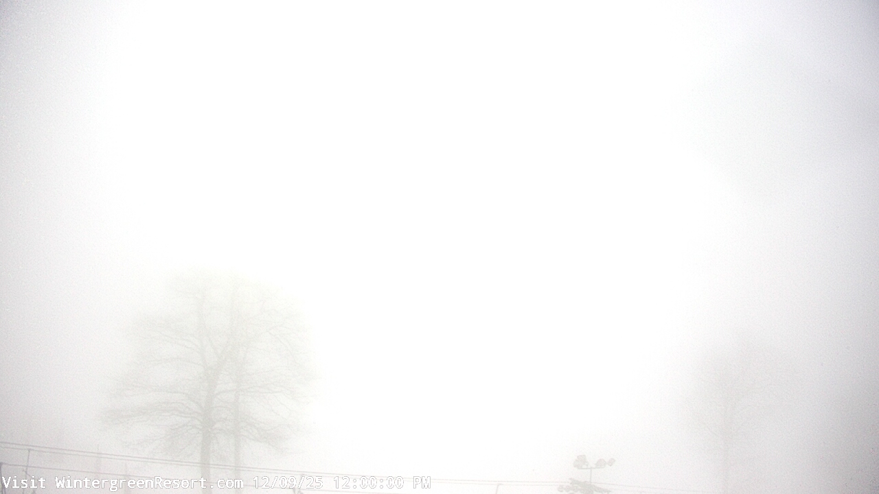 Thumbnail for current weather camera view from Wintergreen Mtn. at 3600 ft. elev. in Roseland, Virginia