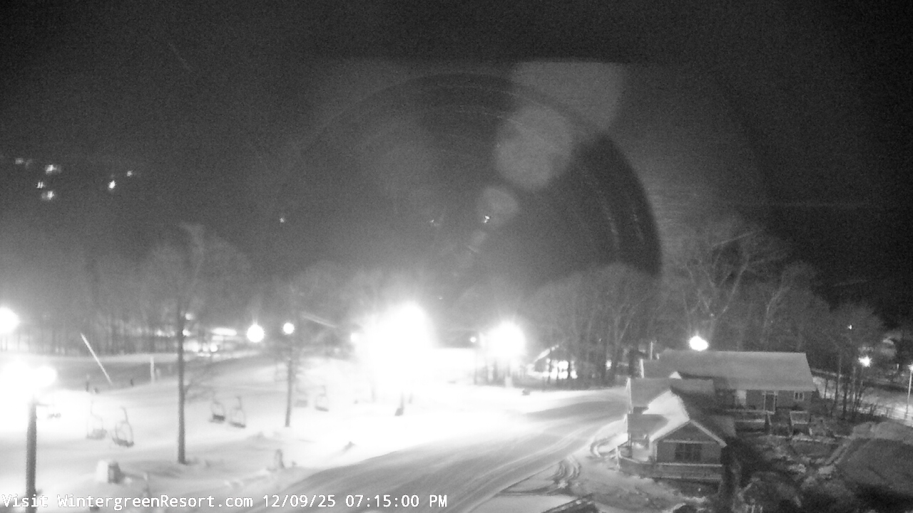 Thumbnail for current weather camera view from Wintergreen Mtn. at 3600 ft. elev. in Roseland, Virginia