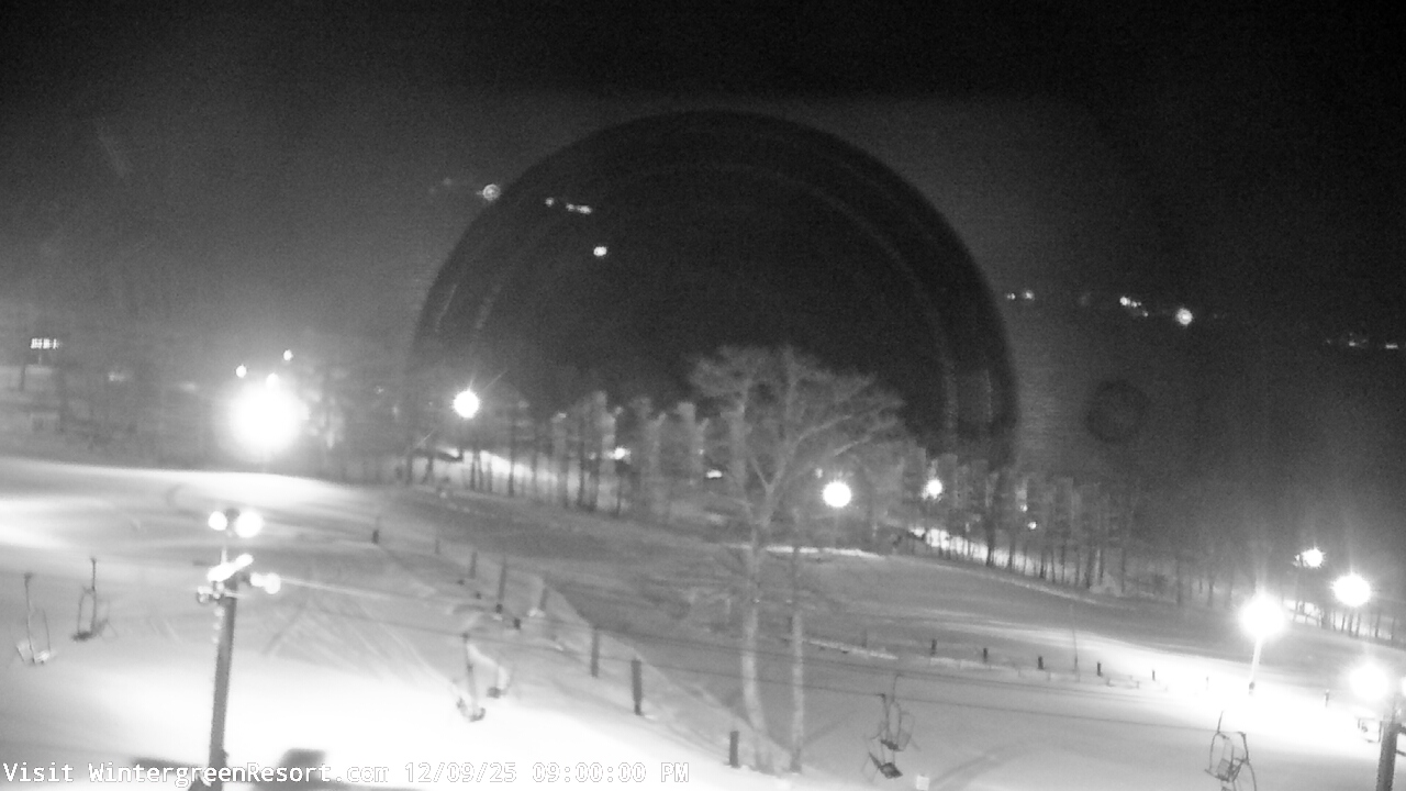 Thumbnail for current weather camera view from Wintergreen Mtn. at 3600 ft. elev. in Roseland, Virginia